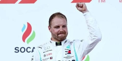 【F1 アゼルバイジャンGP】ボッタスがポールトゥウィン、メルセデスが開幕から4戦連続のワンツーフィニッシュ