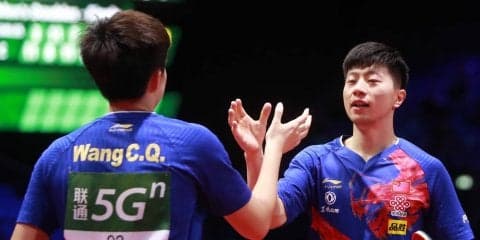 【卓球・男子】馬/王組が金　シングルスはスウェーデンのファルクが馬龍に挑む＜世界卓球2019＞