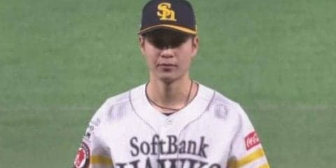 ホークス大竹、涙の今季初勝利　お立ち台で感極まる「キツかったですけど…」