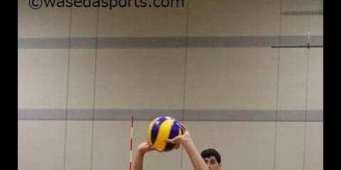 新体制での開幕戦、専大にストレート勝ちを収める