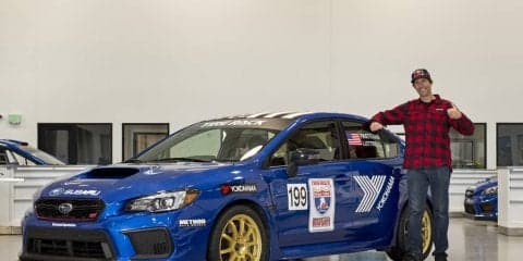 パストラーナのラップオブアメリカ参戦をスバルとヨコハマがサポート