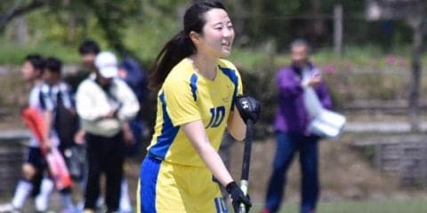 【陸上ホッケー部女子】　１点を守り切り同大に勝利！