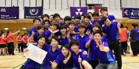 【バドミントン部男子】 龍大に敗北するも成長を感じる春季リーグ戦に