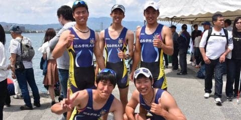 【ボート部】 男子舵手付きフォアＡが３位入賞で悲願のメダル獲得！