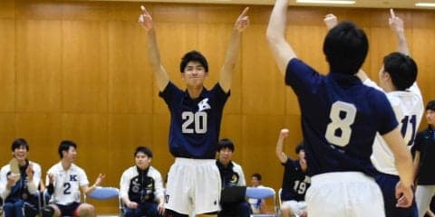 【バレーボール部男子】 一歩及ばず、大産大に敗北