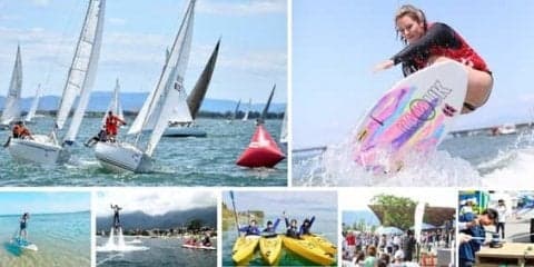 セーリング＆ウェイクサーフィン大会「YANMAR PREMIUM WATER FESTA」開催