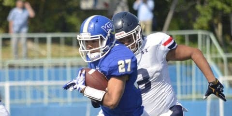 【アメリカンフットボール部】 慶大を３３－２７で下すも、課題山積み