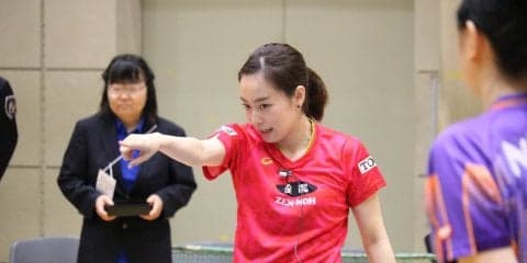 石川佳純「目標を持つことが一番大事」 未来のメダリストに“特別授業”＜JA全農チビリンピック2019＞