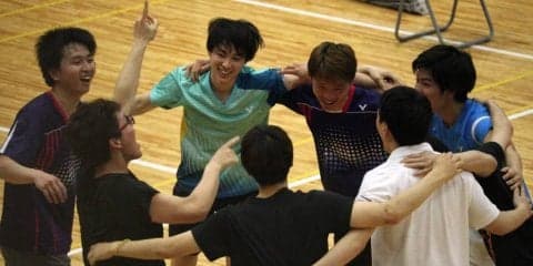 【バドミントン部】リーグ前半３連勝！悲願の２部昇格向けてまっしぐら