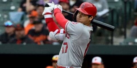 【MLB】大谷翔平、第4打席は左飛　第3打席に11打席ぶり安打放ち、復帰後初得点マーク