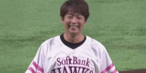 EXILE黒木啓司さんが豪快始球式、107キロに笑顔　3万超の女性ファンが沸く