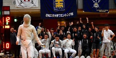 【フェンシング部】 男子４位、女子５位でサーブルリーグ戦終幕