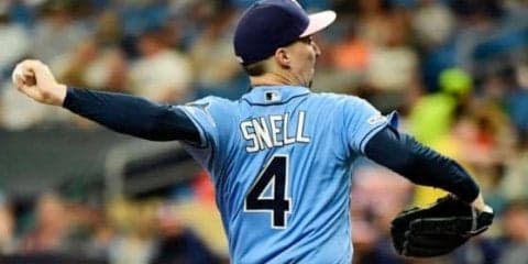 【MLB】昨季CY賞左腕スネル、5回2/3、2失点12奪三振の快投も4勝目ならず