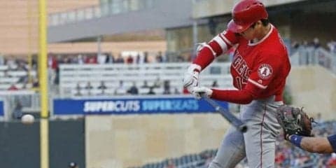 【MLB】大谷翔平、復帰後初アーチ！　中堅へ逆転の特大2ラン、復帰26打席目で229日ぶり一発
