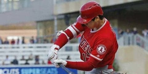 【MLB】大谷翔平が復活特大弾　同僚トラウトも喜ぶ「ついに試合で見られたね」