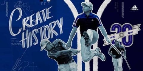 アディダスゴルフ、セルジオ・ガルシアのプロ20周年記念ポロシャツ発売