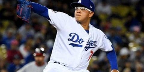【MLB】ドジャース22歳投手ウリアスがDVで逮捕　7日間出場登録外へ