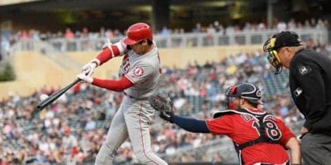 【MLB】大谷翔平、第3打席で鮮やか中前適時打！　今季4度目、3戦連続マルチ＆3戦連続打点
