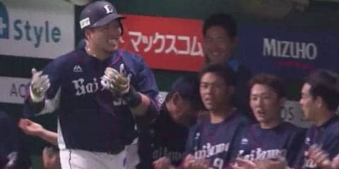 西武山川、自ら祝砲！　未明に長女誕生＆月間MVP受賞「娘のために打ててよかった」