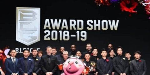 『B.LEAGUE AWARD SHOW』遠藤祐亮とダバンテ・ガードナーがベスト5初受賞