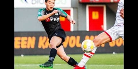 堂安律、オランダ２年目の成長。「プレーオフの４試合で５点獲る」