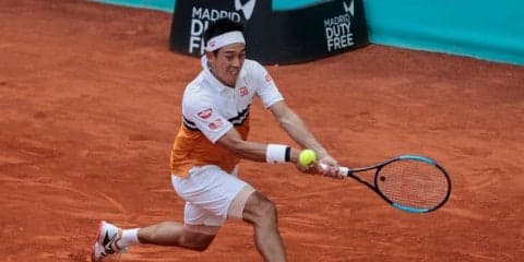 【速報】錦織が第2セットを奪い返す。苦しい展開から粘りを見せる[ATP1000 ローマ]