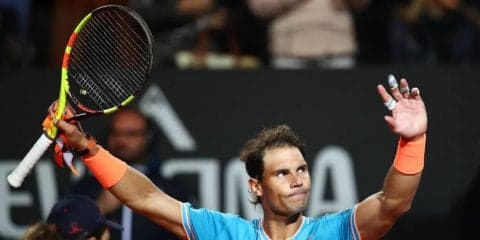 クレーキング ナダル復活の兆し。2試合でわずか2ゲームしか許さず[ATP1000 ローマ]