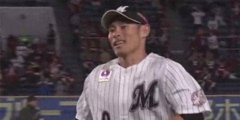 ロッテ荻野が超美技スーパーマンキャッチ！　失点危機救い、2点リード守る