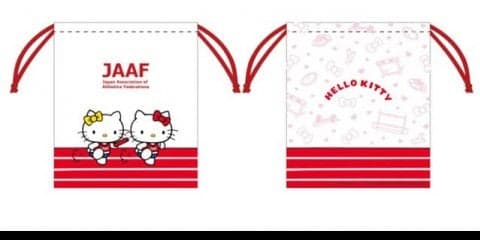キティちゃんが走る！日本陸上競技連盟×ハローキティオリジナルグッズ発売