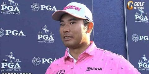 松山英樹「悪くない2日間だった」　通算2アンダー10位タイで決勝へ