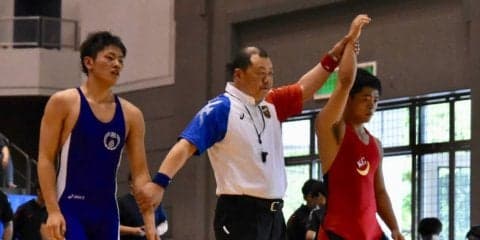 【レスリング部】　１勝１敗で１日目終了