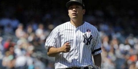 【MLB】快投の田中将大、右すね直撃の痛烈打球の速度は179キロ「腫れてブルーに」