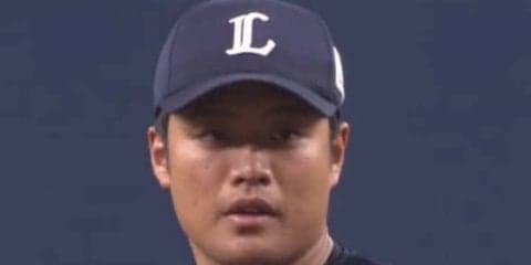 西武ドラ1松本航、5回2失点で勝利投手の権利持って降板「森さんのミットめがけて」