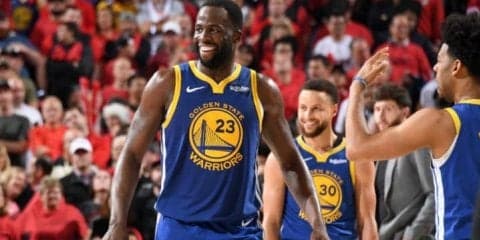 グリーンとカリーが揃ってトリプル・ダブルのウォリアーズ、4連勝でファイナルへ