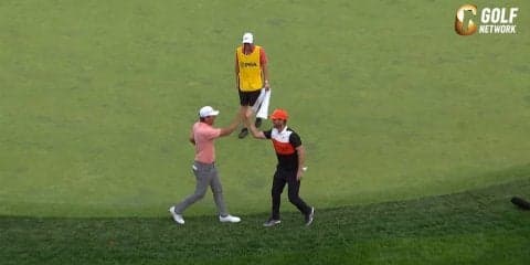 【動画】17番でビヤーゴーはエース達成！　同組のグローバーはチップインバーディ！