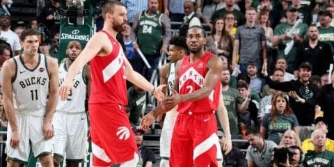 最終クォーターのエースの出来に明暗、レナードが35得点を挙げラプターズが王手