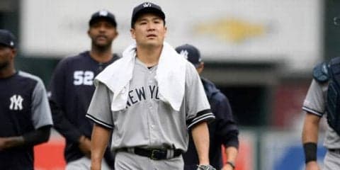 【MLB】田中将大「全然大丈夫です」　再び打球“直撃”も「胸トラップが上手くいかず…」