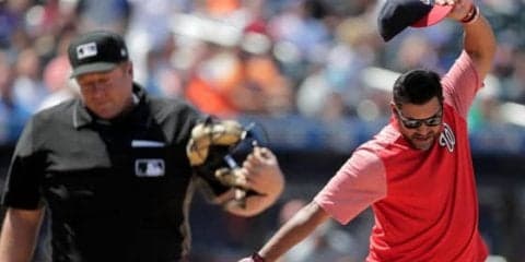 【MLB】ホーム付近で大暴れ　退場処分のナショナルズ監督、怒り収まらず「助けを呼ぶべきだった」