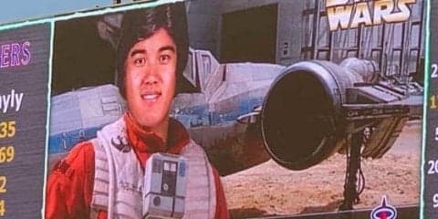 【MLB】大谷翔平、四球で自己最長10戦連続出塁　「スターウォーズ」のキャラで“登場”
