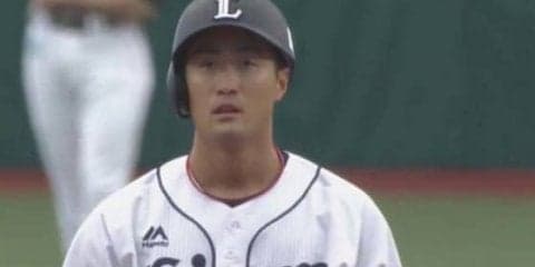育成出身の西武戸川がプロ初安打　2015年育成ドラ1、オフは鷹・柳田に弟子入り