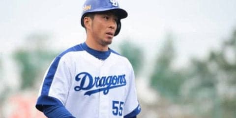 中日福田がヤクルト戦前に緊急帰名　前夜に右手首負傷、検査のため