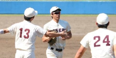 頼れる３番・中村康祐！ここぞの一打で優勝に王手／法大１回戦