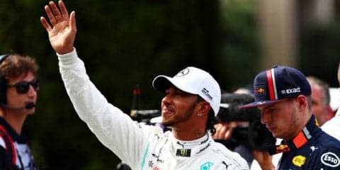 【F1 モナコGP】ハミルトンが今季2度目のポールポジション、レッドブル・ホンダは初の予選3番手