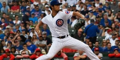 【MLB】ダルビッシュ、またも3勝目ならず　今季最長8回途中まで投げるも、同点弾浴び降板