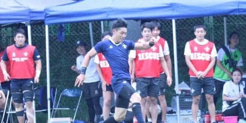 【ラグビー部】豊富な攻撃パターンと粘りのディフェンスで難敵を撃破
