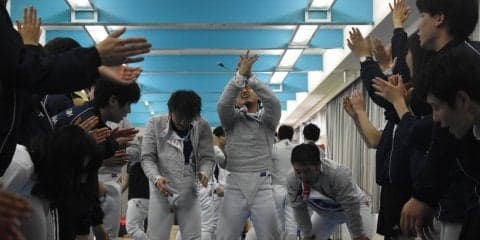 【フェンシング部】関西リーグ入れ替え戦、京産大に勝利し１部残留決定