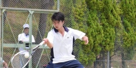 【ソフトテニス部男子】　 遠藤・二階堂ペアが８強入り