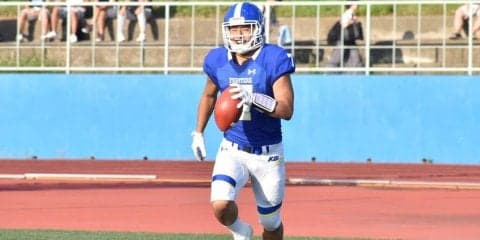 【アメリカンフットボール部】　得点重ね２６－８で関関戦勝利！