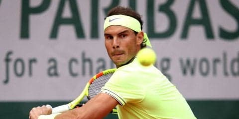 ナダルがV12に向けて15年連続の初戦突破。予選勝者を圧倒[全仏オープン]