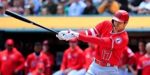 【MLB】大谷翔平、右手一本で技あり中前安打　第4打席で2戦10打席ぶりに快音